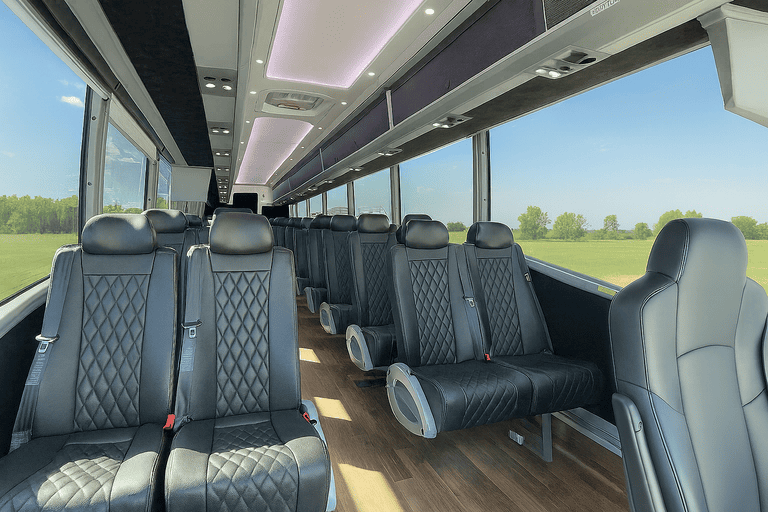 coach bus in Quincy