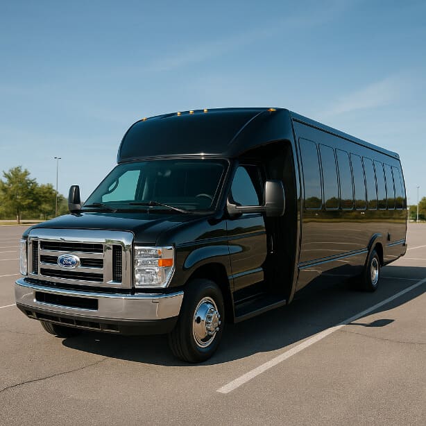 Quincy Coach Bus Service 18 Passenger Minibus