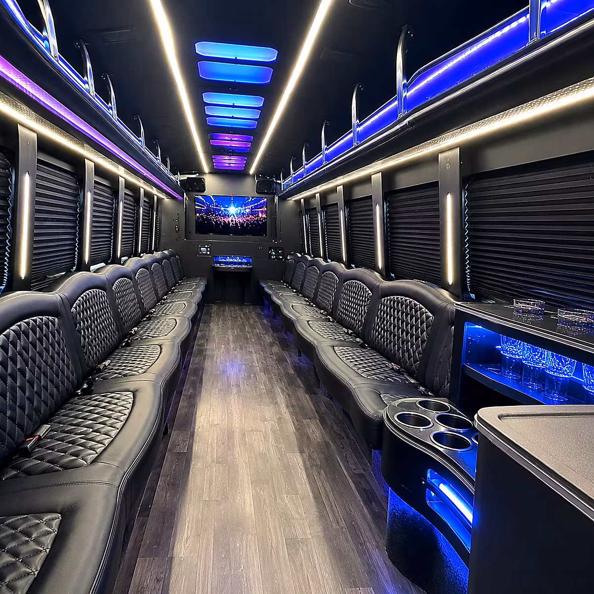 corporate party bus rental