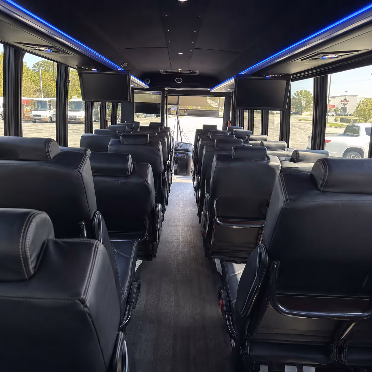 quincy airport transportation onboard seating