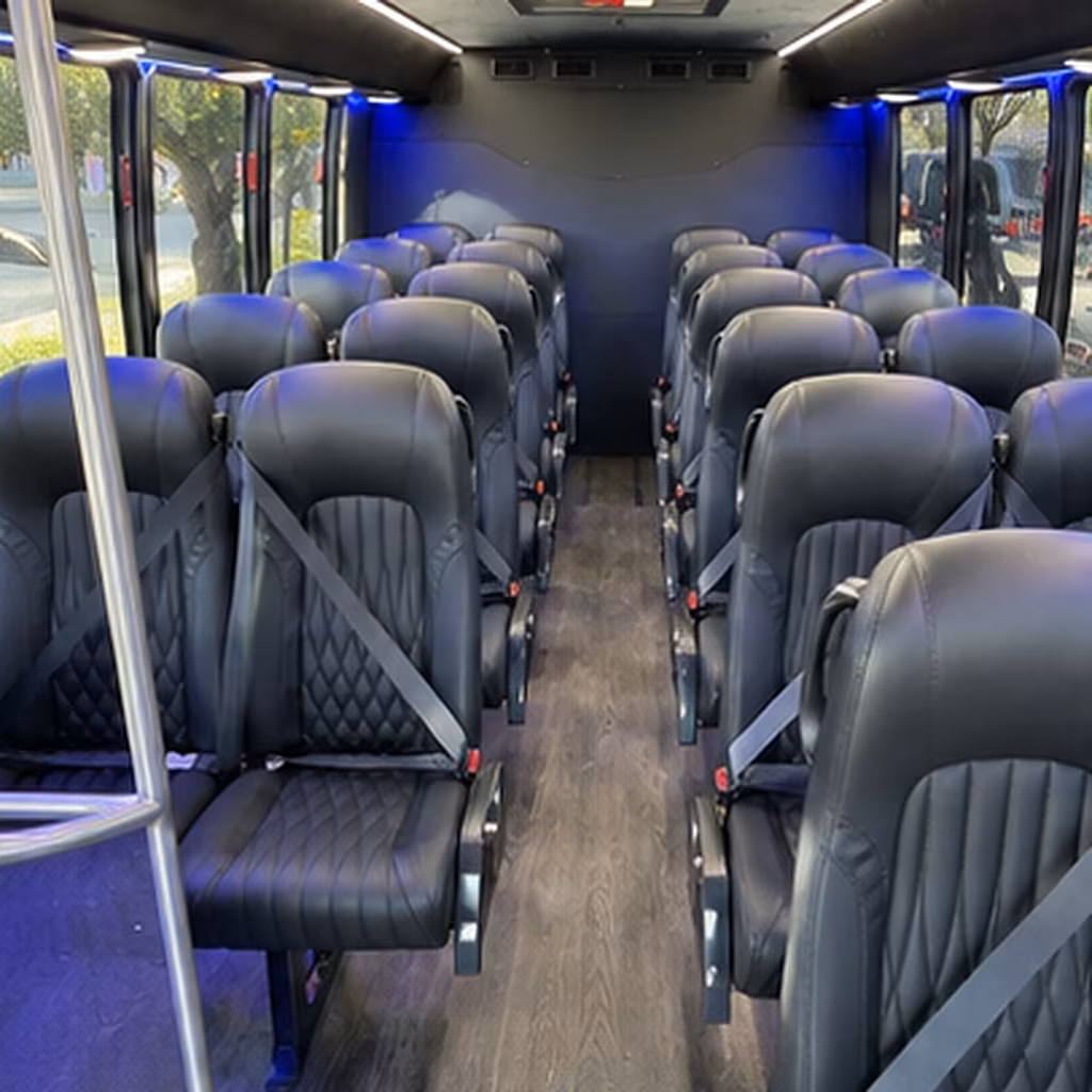 quincy private event transportation onboard seating