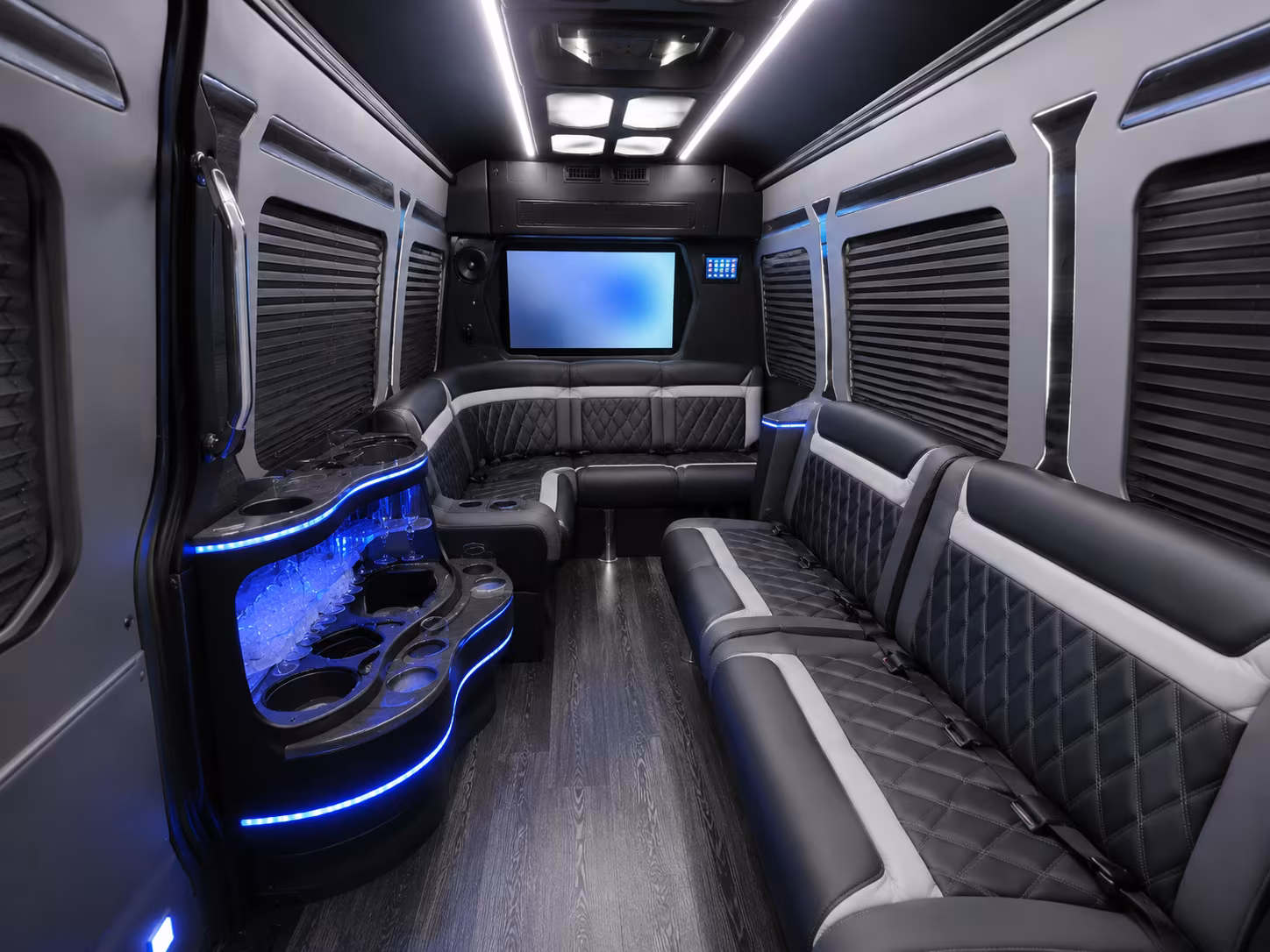 quincy sprinter limousine interior