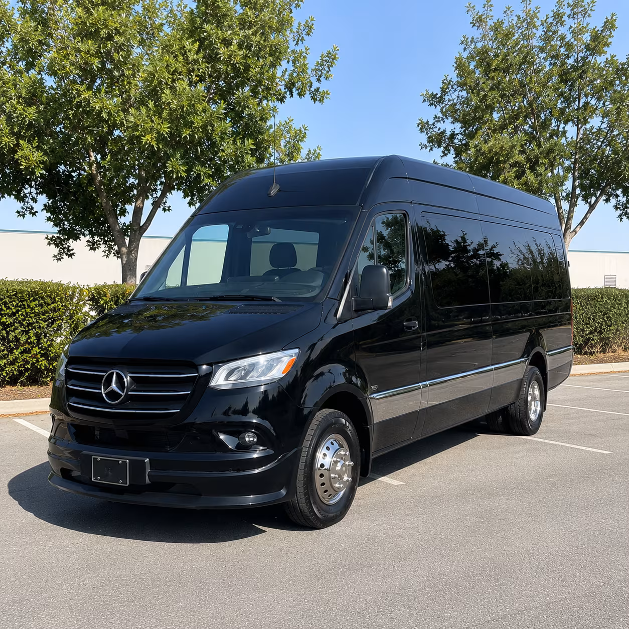 quincy sprinter van with driver